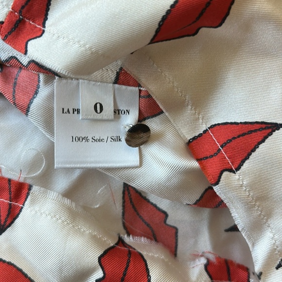 LA PRESTIC OUISTON- Flore kiss print with leopard print silk maxi dress - Picture 8 of 10